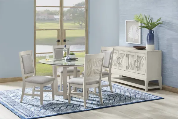 Sunside Way Sand 5 Pc Round Dining Room
