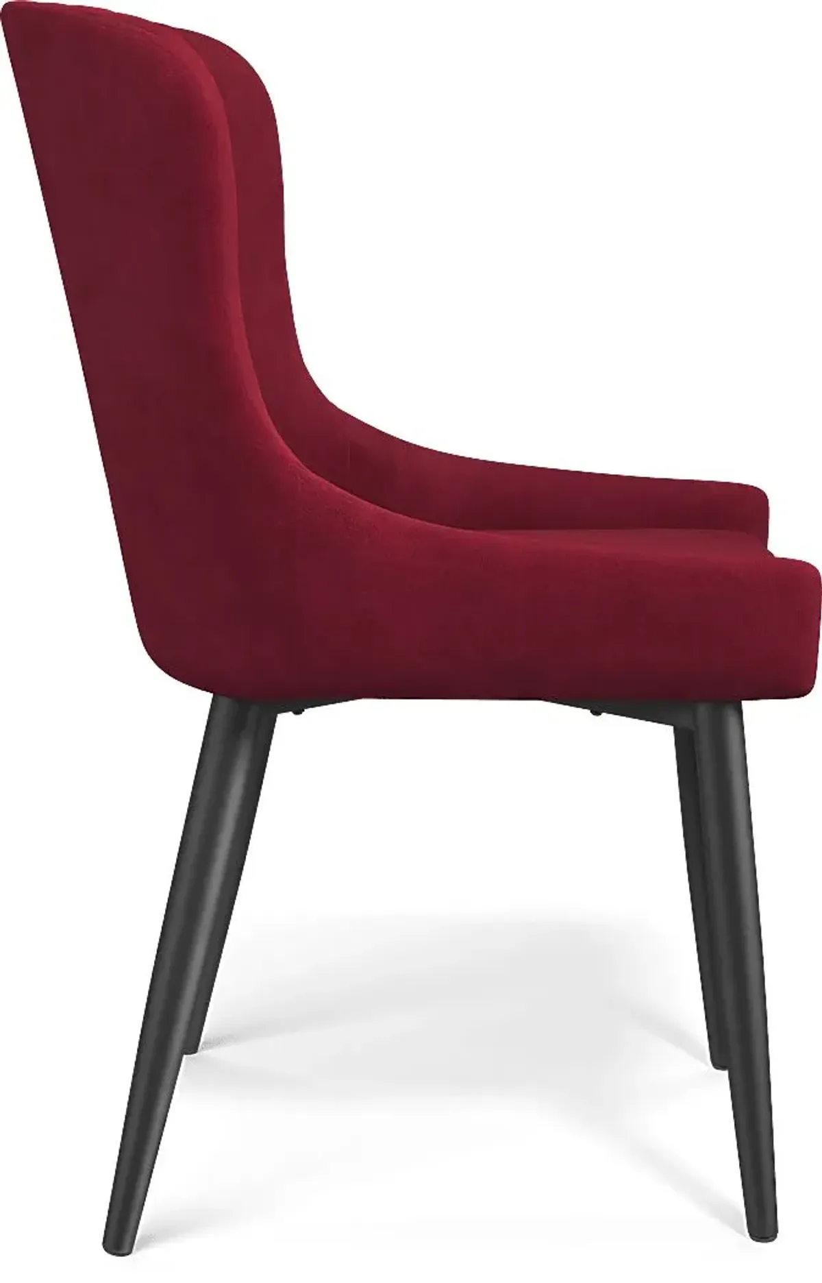 Emeric Bordeaux Side Chair