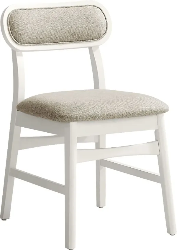 Watertown White Upholstered Side Chair