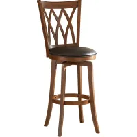 Southdale Cherry Swivel Counter Height Stool