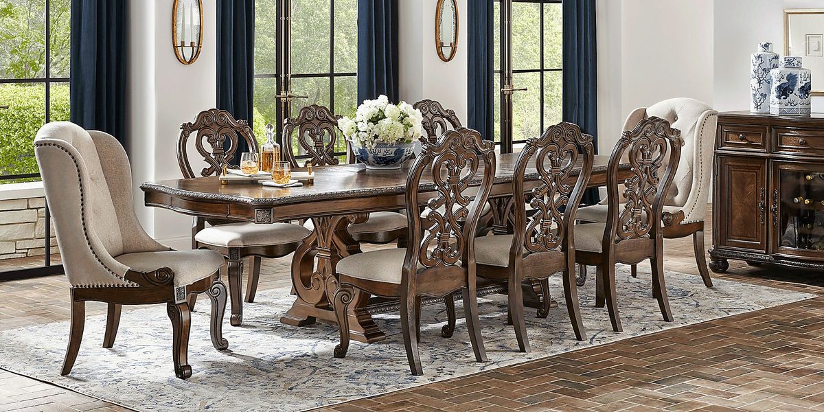 Stalton Estate Brown 9 Pc Dining Room