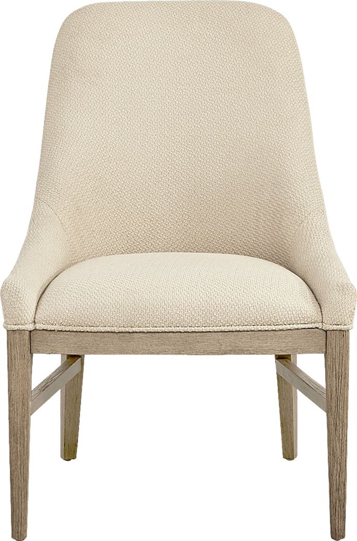 Halverson Cream Upholstered Arm Chair