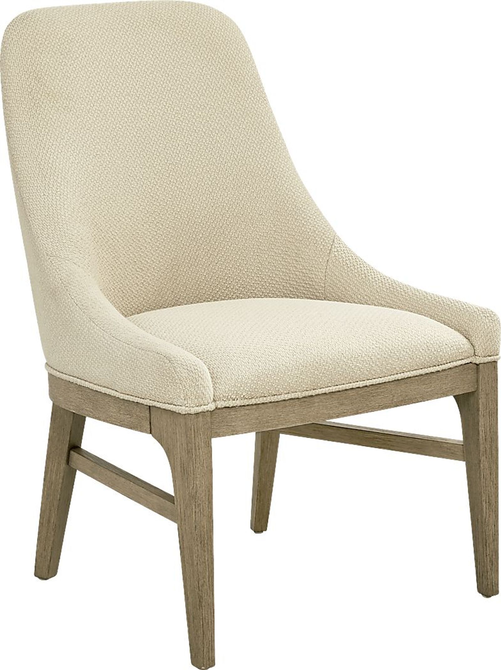 Halverson Cream Upholstered Arm Chair