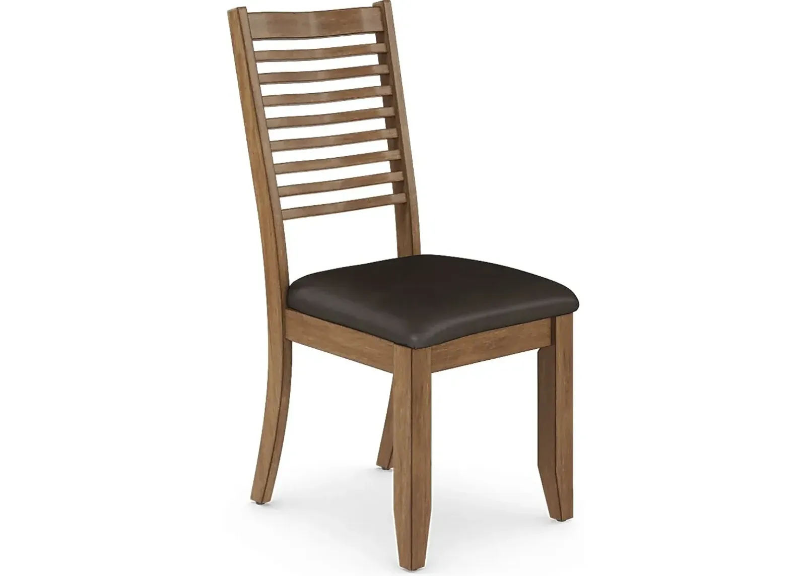 Acorn Cottage Brown Ladder Back Side Chair