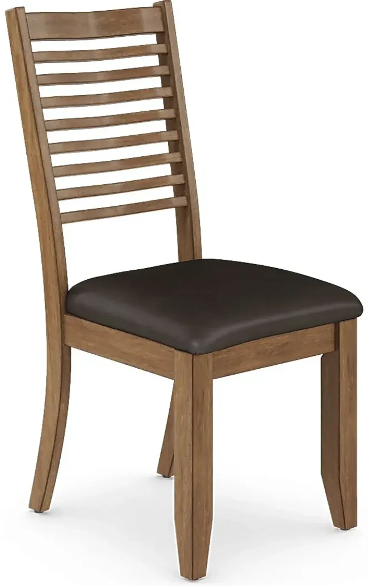 Acorn Cottage Brown Ladder Back Side Chair