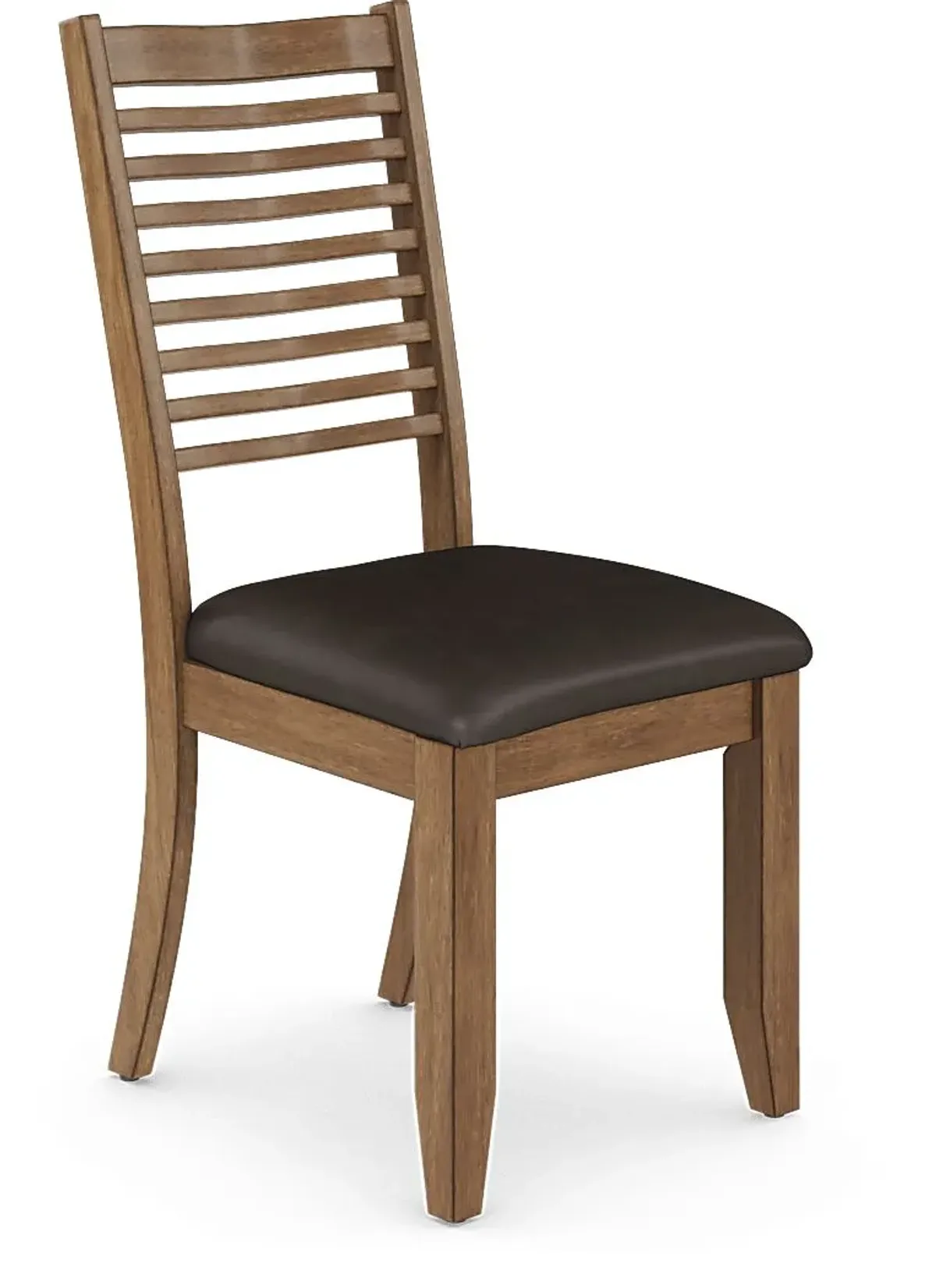 Acorn Cottage Brown Ladder Back Side Chair