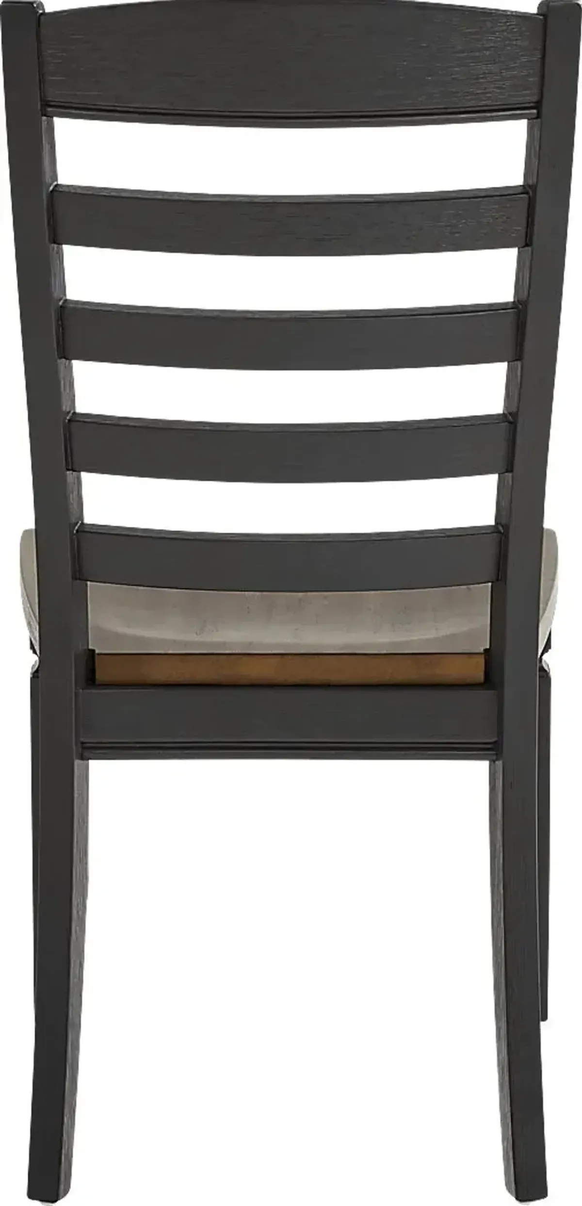 Country Lane Black Ladder Back Side Chair