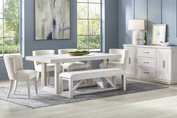 Royal Park Ivory 6 Pc Dining Room