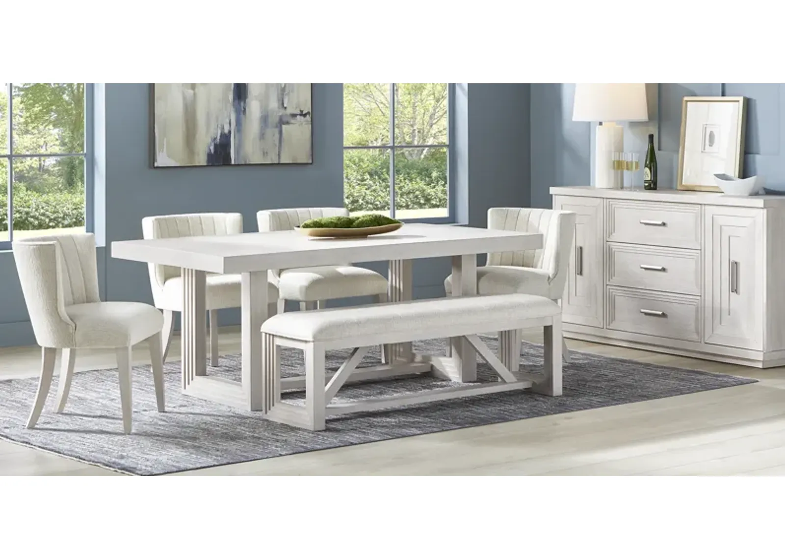 Royal Park Ivory 6 Pc Dining Room