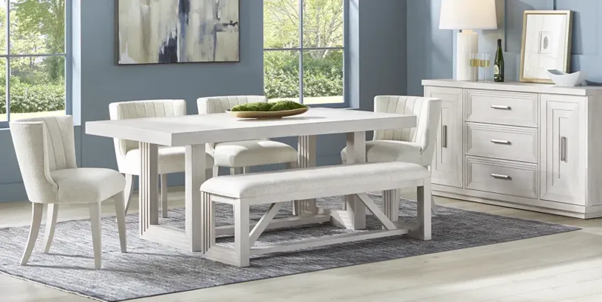 Royal Park Ivory 6 Pc Dining Room