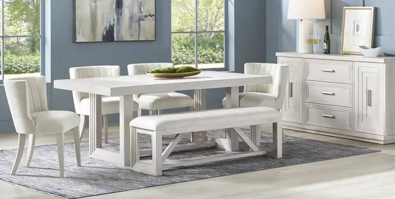 Royal Park Ivory 6 Pc Dining Room
