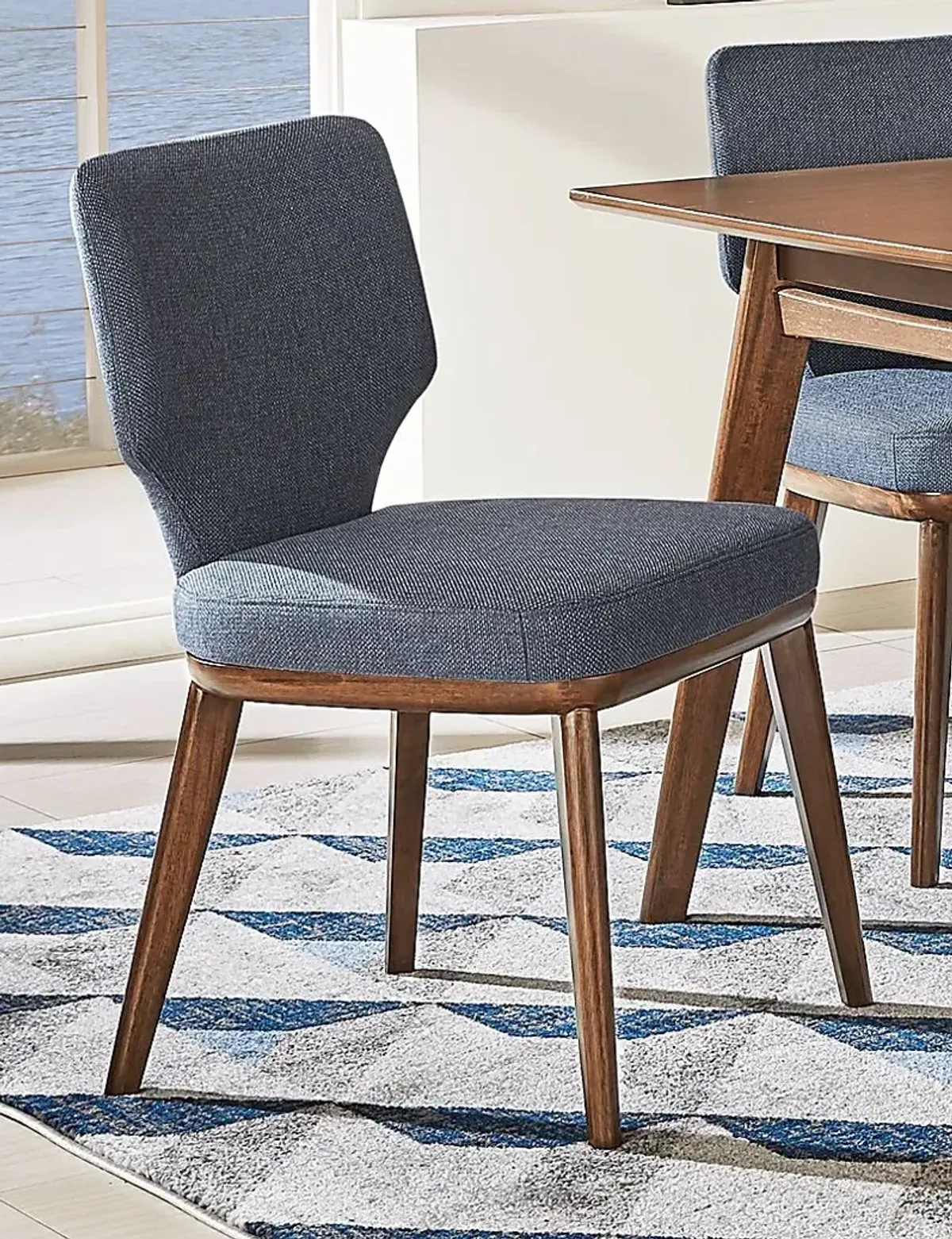 Genaro Blue Side Chair