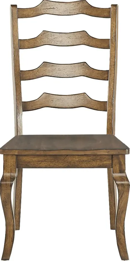 Twin Lakes Brown Ladder Back Side Chair