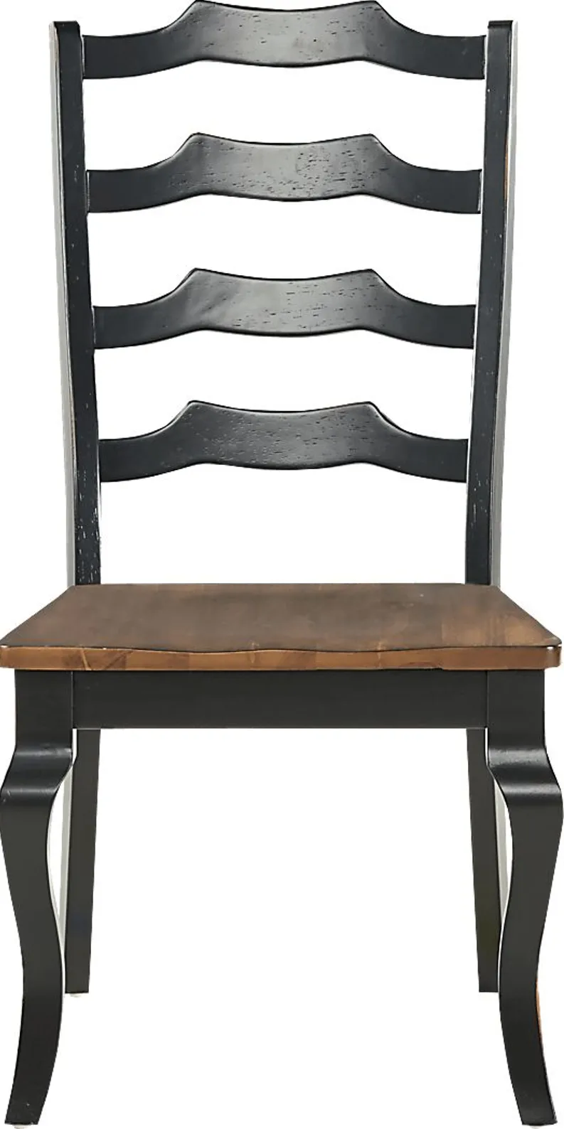 Twin Lakes Black Ladder Back Side Chair