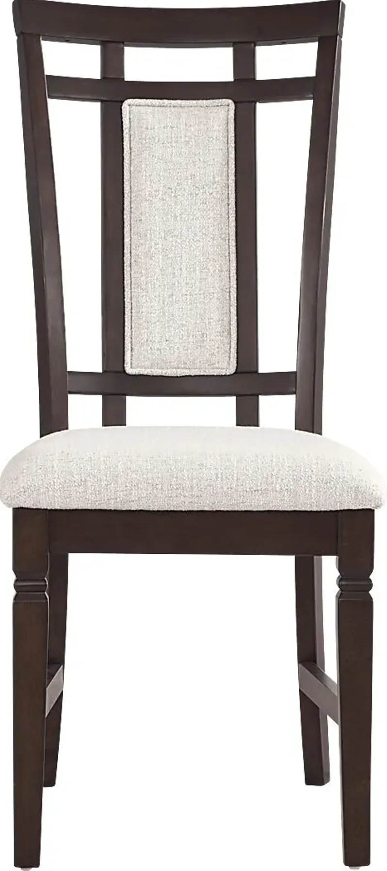 Winslow Brown Cherry Upholstered Side Chair