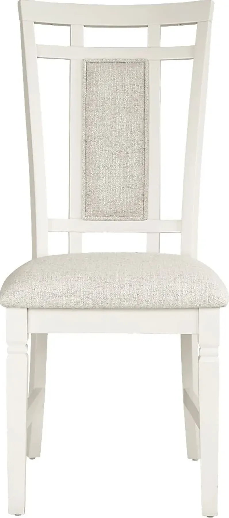 Winslow White Upholstered Side Chair