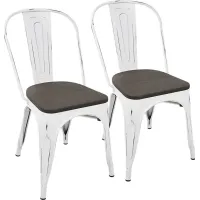 Aldersyde White Dining Chair (Set of 2)
