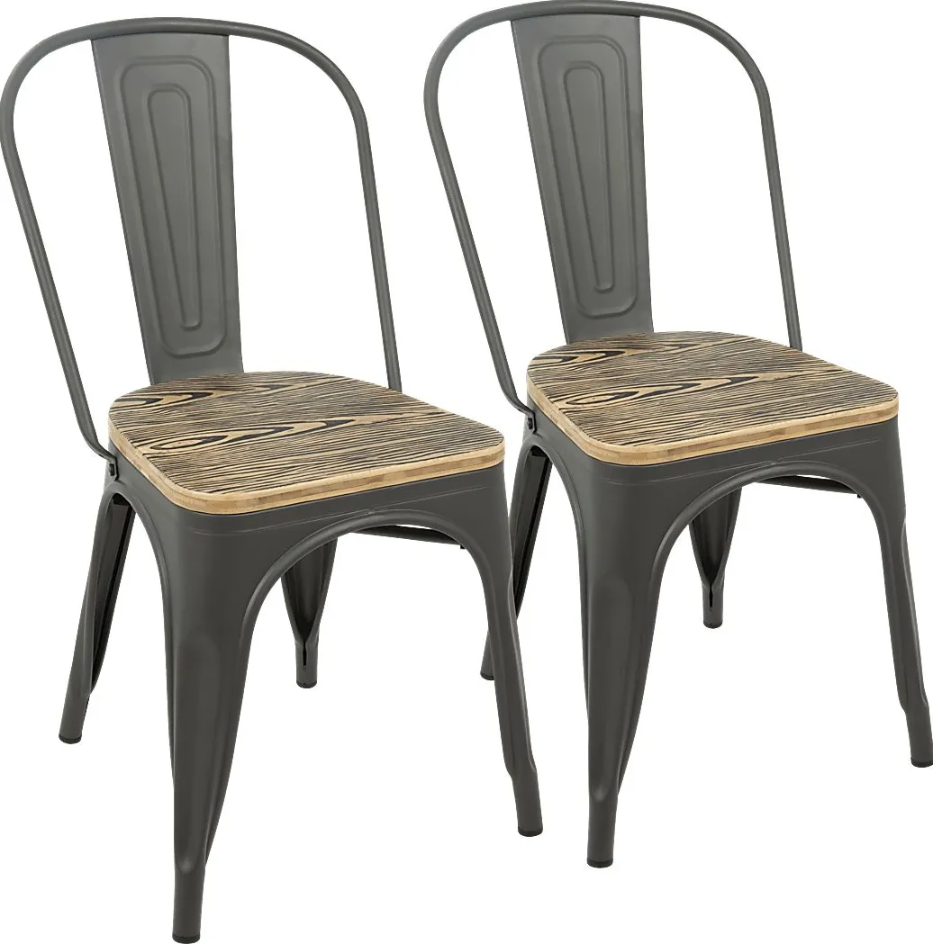 Aldersyde Gray Dining Chair (Set of 2)