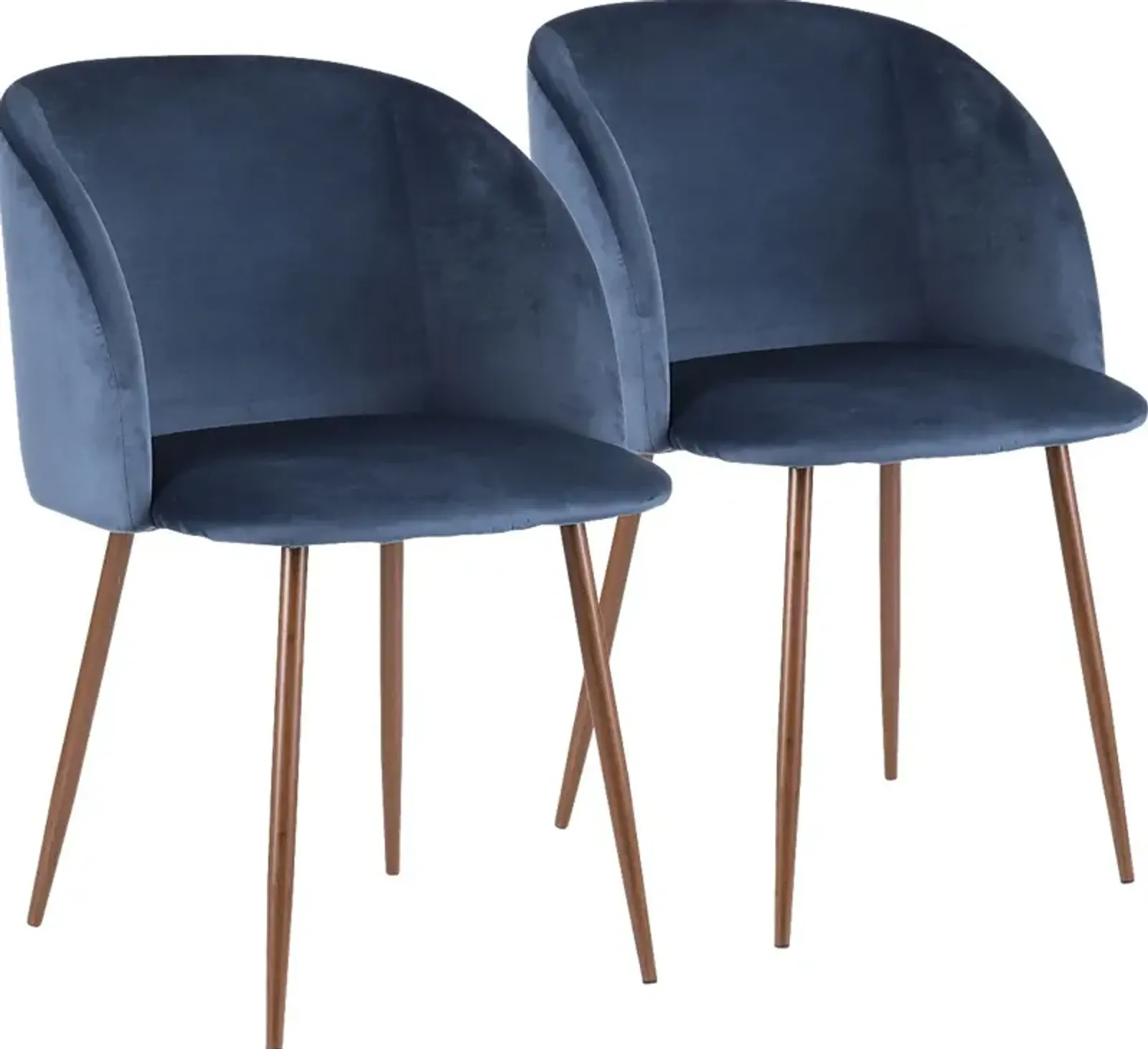 Fulham Blue Dining Chair, Set of 2