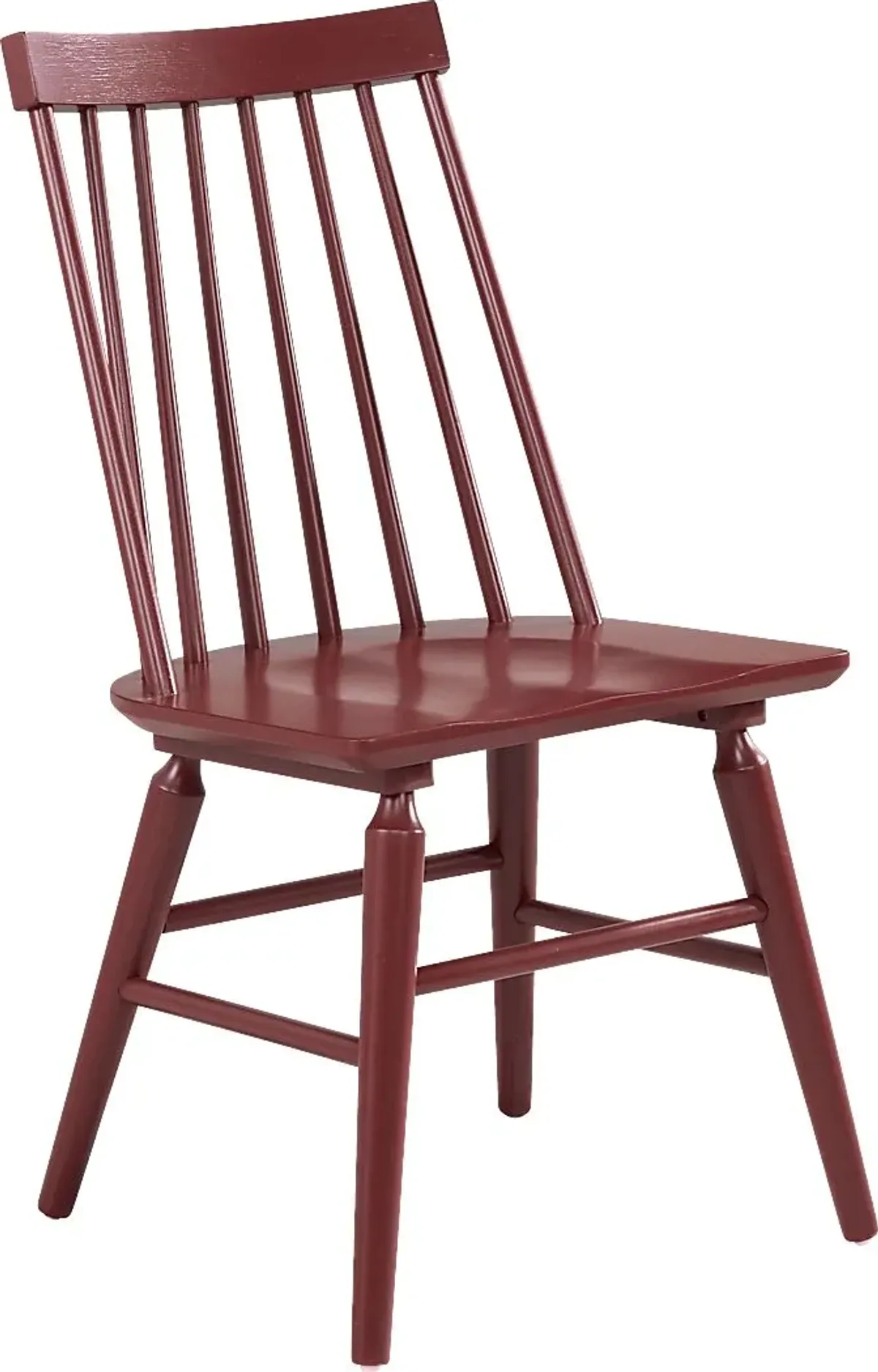 Winsor Natural 5 Pc Drop Leaf Dining Room with Red Chairs