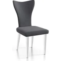 Tyron Charcoal Side Chair