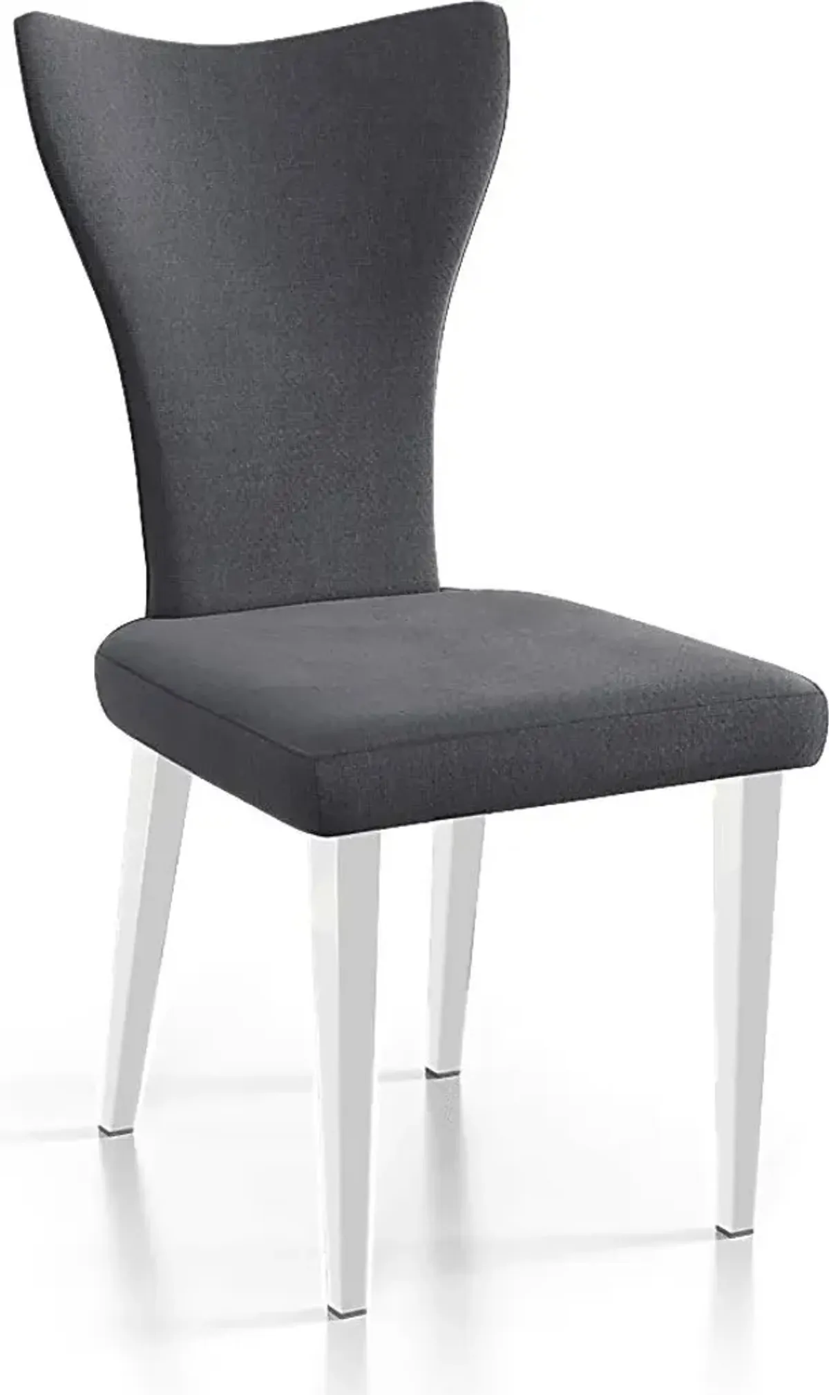 Tyron Charcoal Side Chair