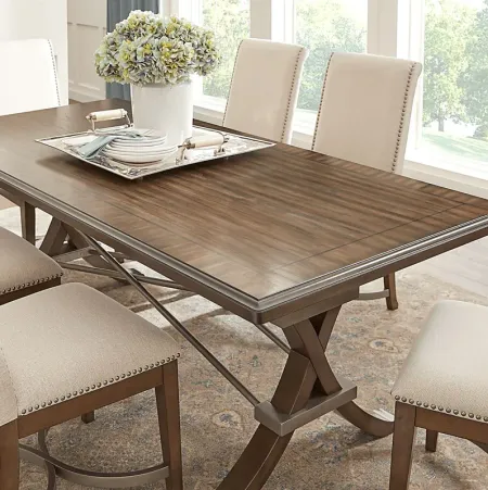 Abbey Court Brown Dining Table