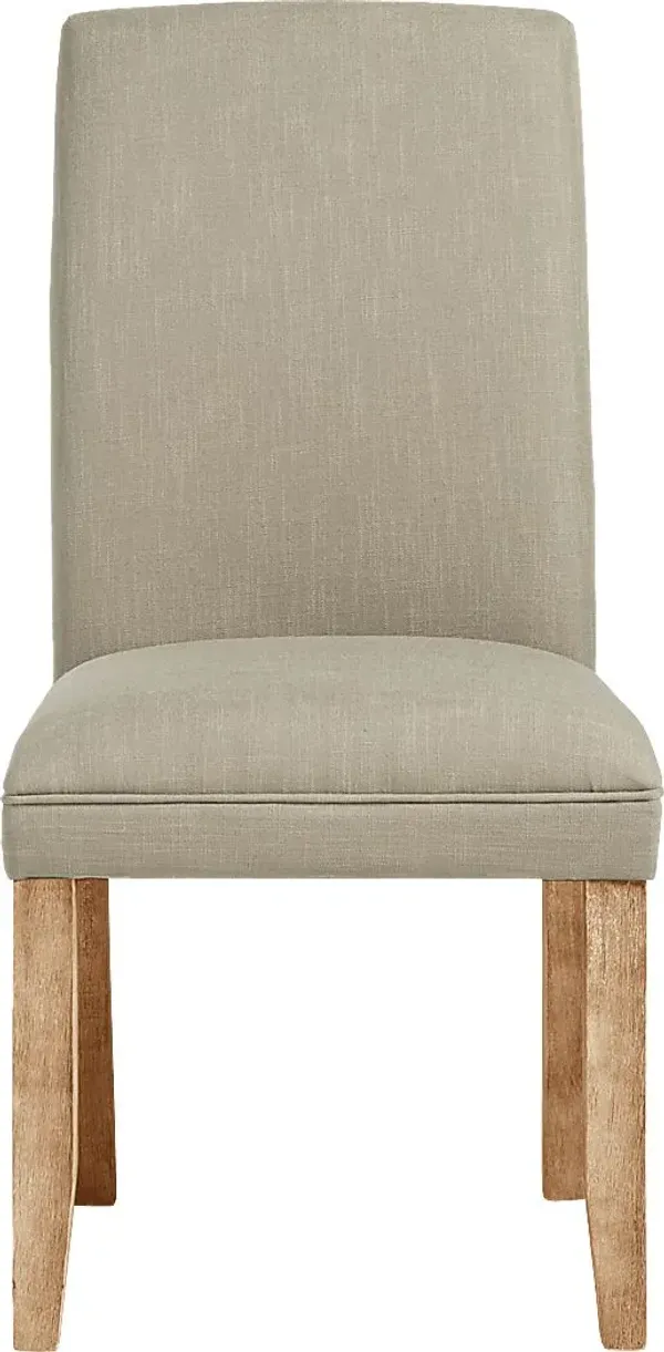 Tulip II Brown Upholstered Side Chair