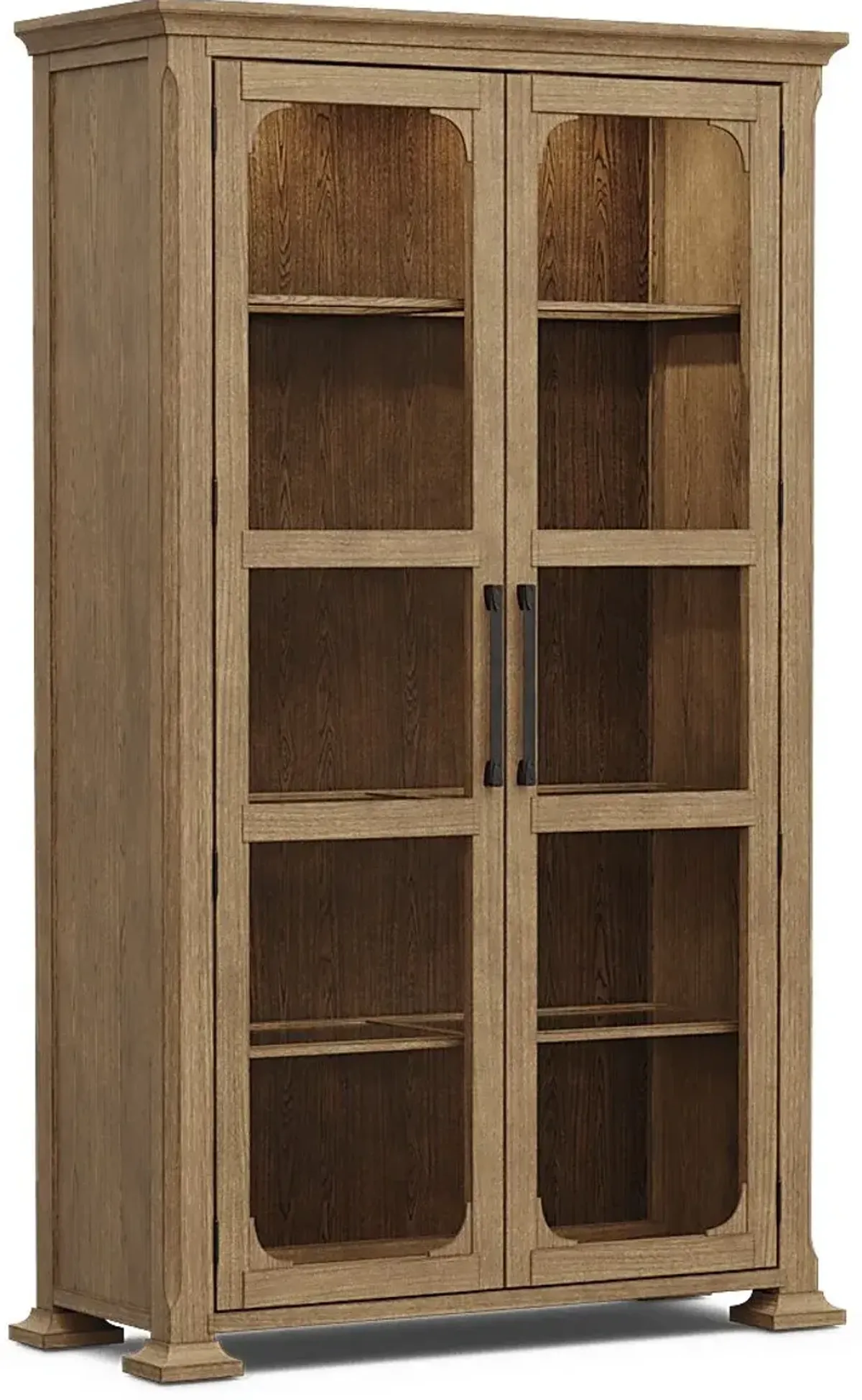 Telluride Brown Display Cabinet