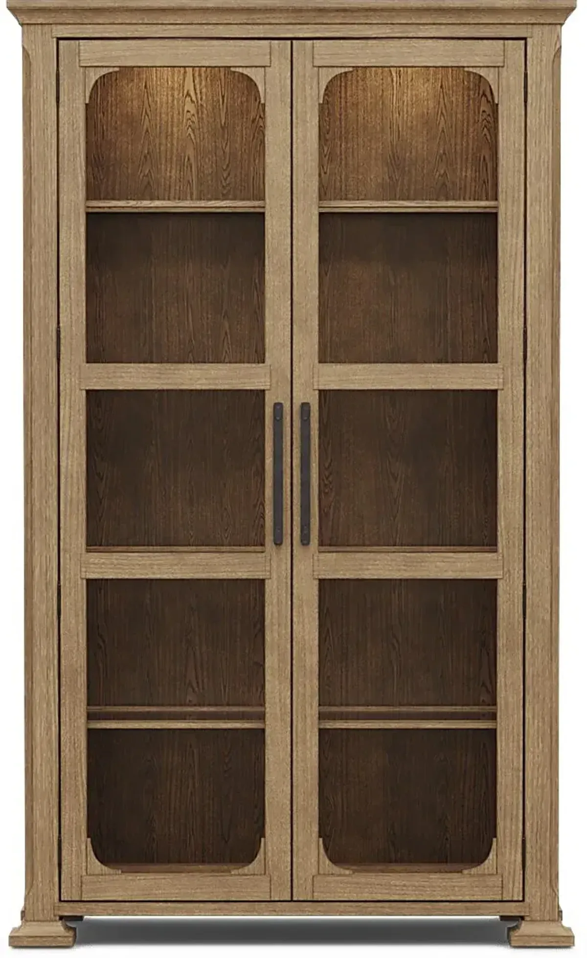 Telluride Brown Display Cabinet