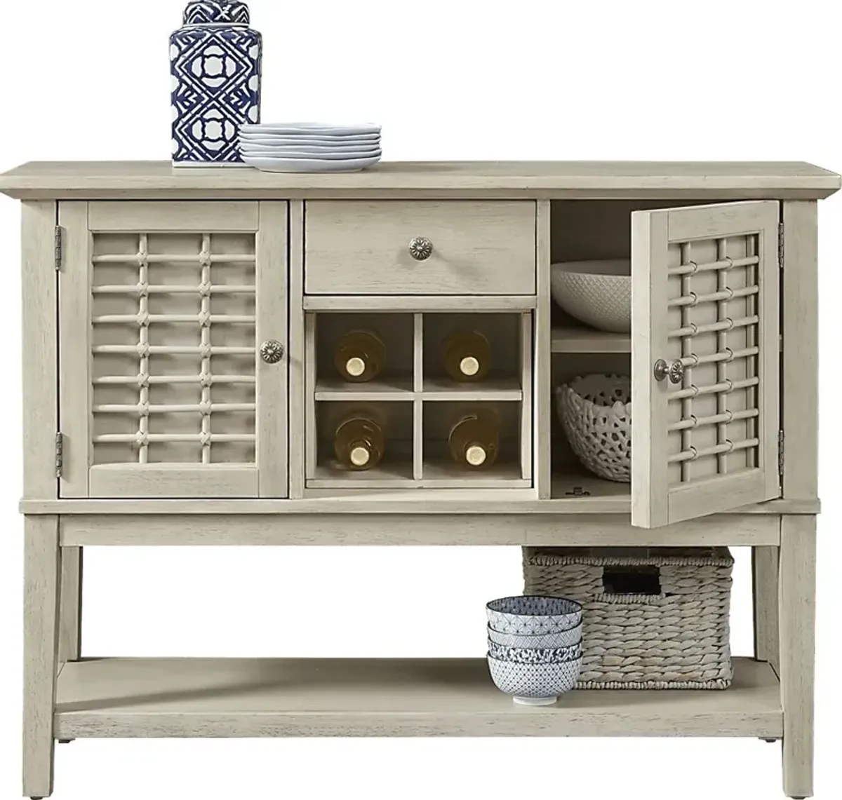 Coastline Drive Gray Sideboard