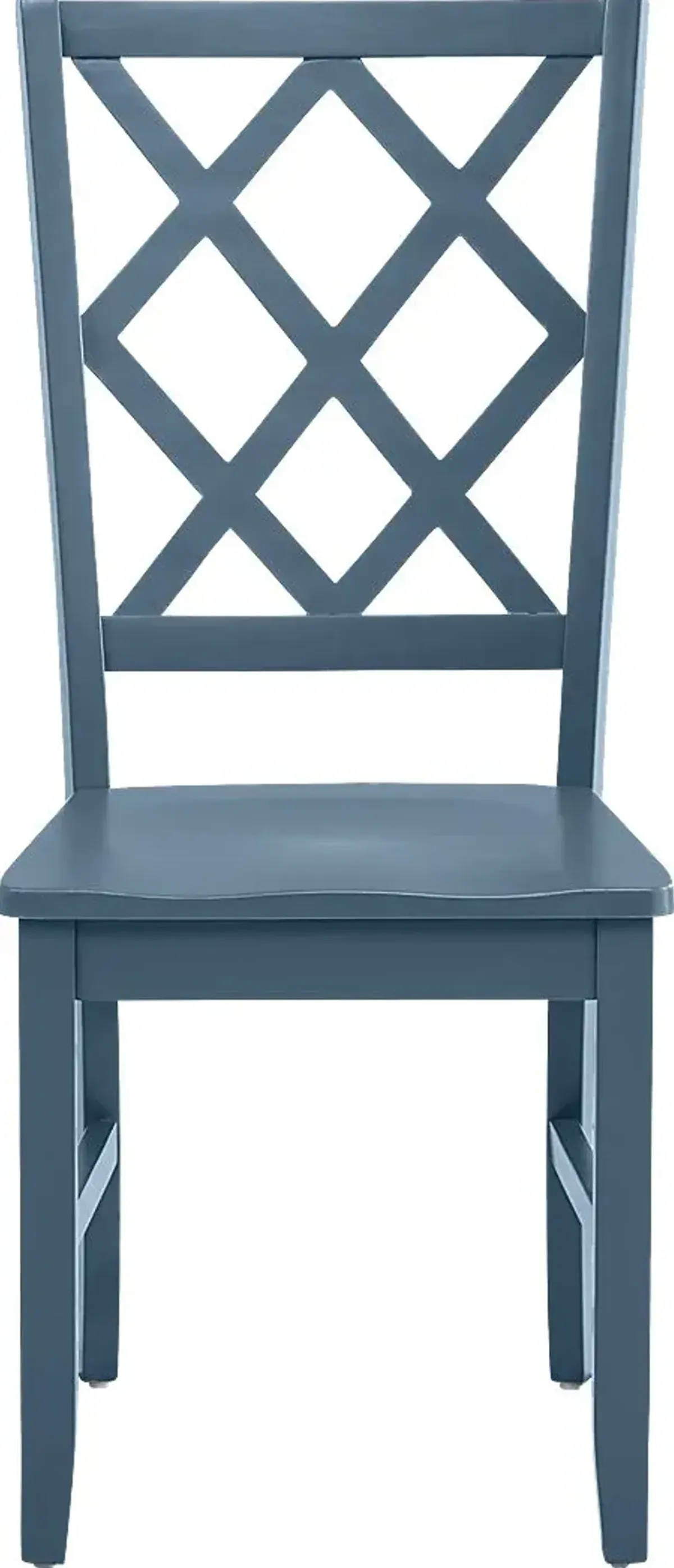 Concord Blue Diamond Back Chair