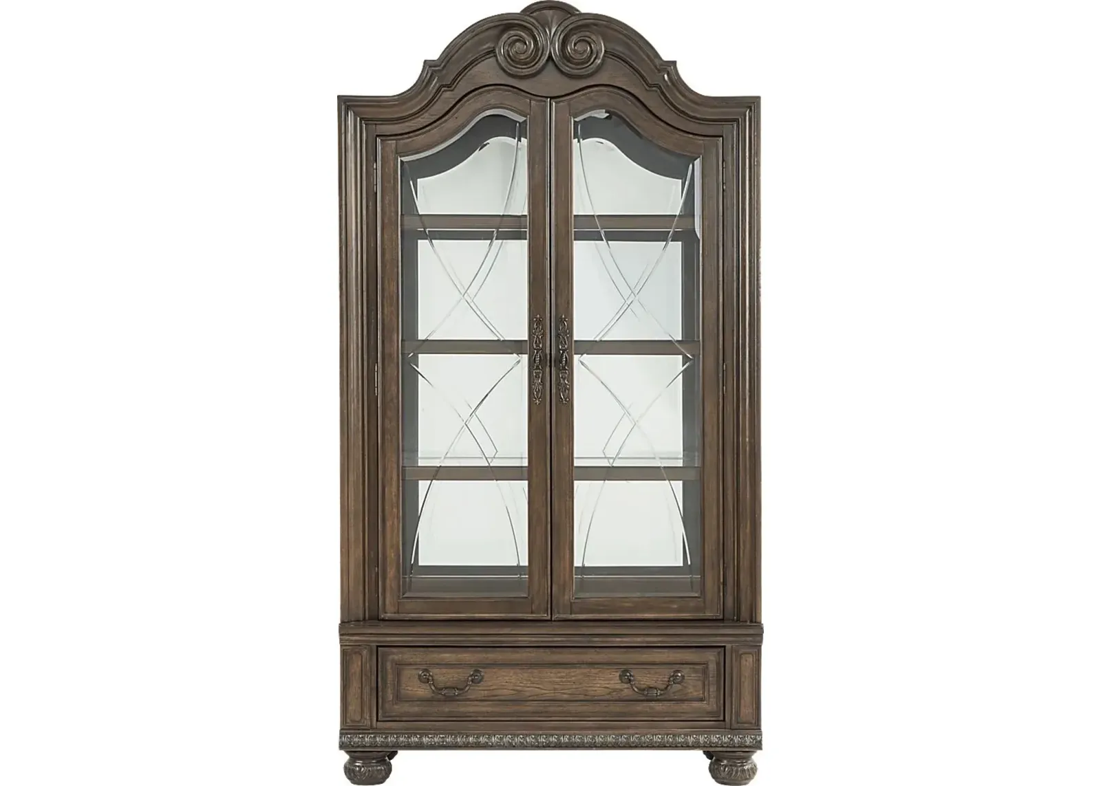 Stalton Estate Brown 2 Pc Curio