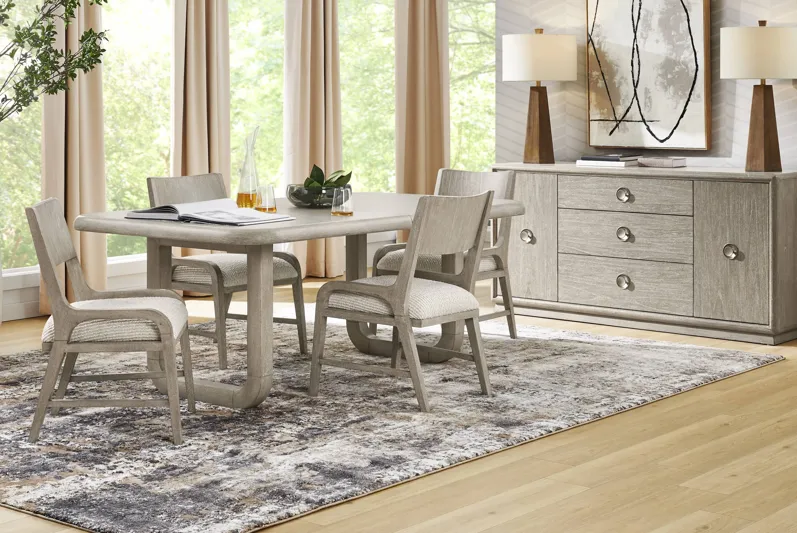 Santa Clarita Light Gray 5 Pc Dining Room