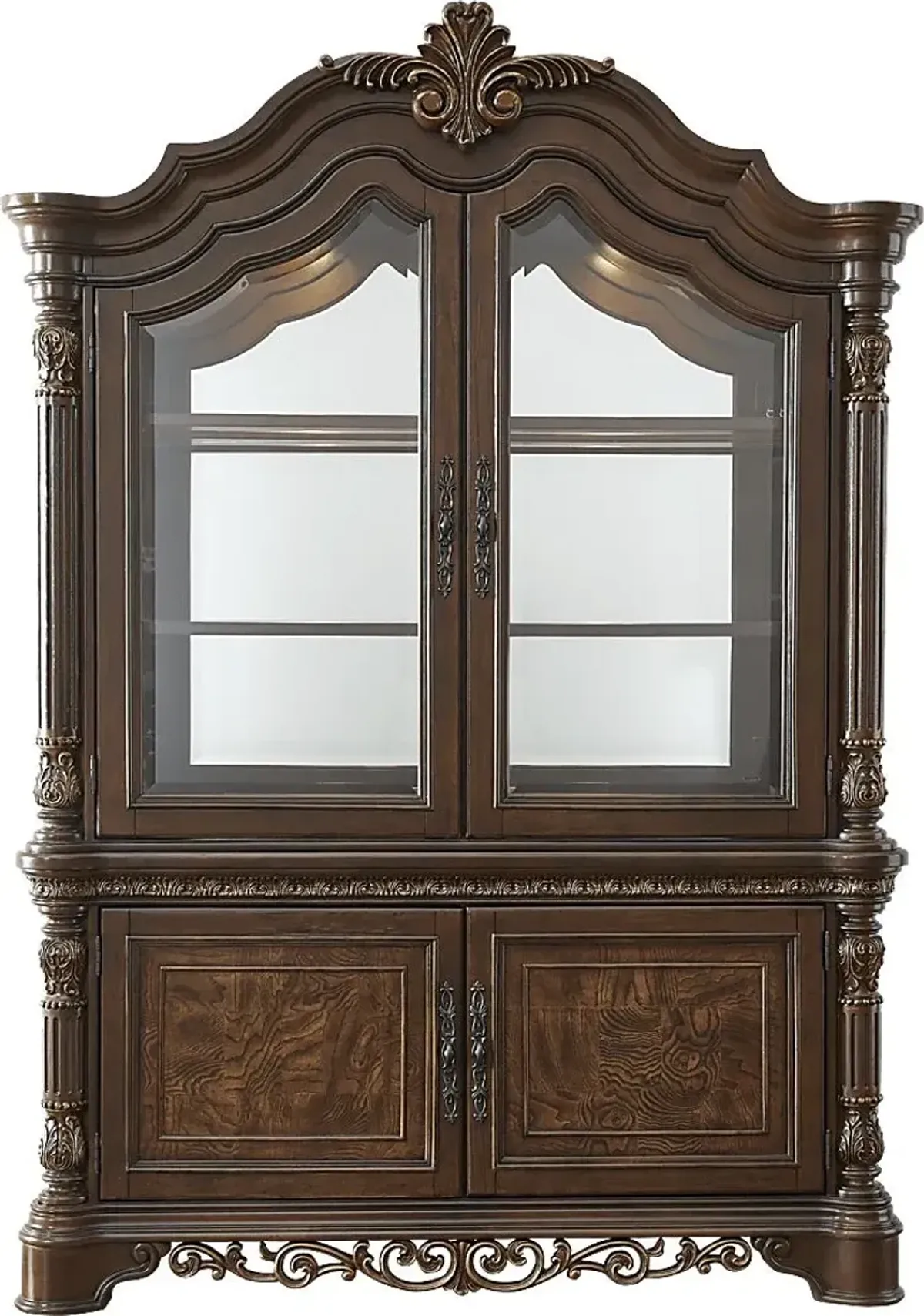 Handly Manor Tobacco 2 Pc China Cabinet