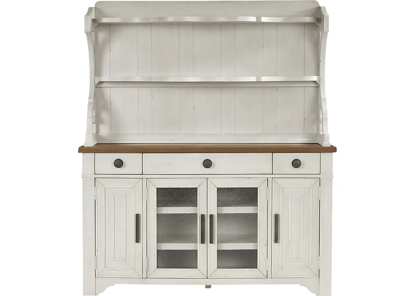 Wicklow Hills White Server & Hutch