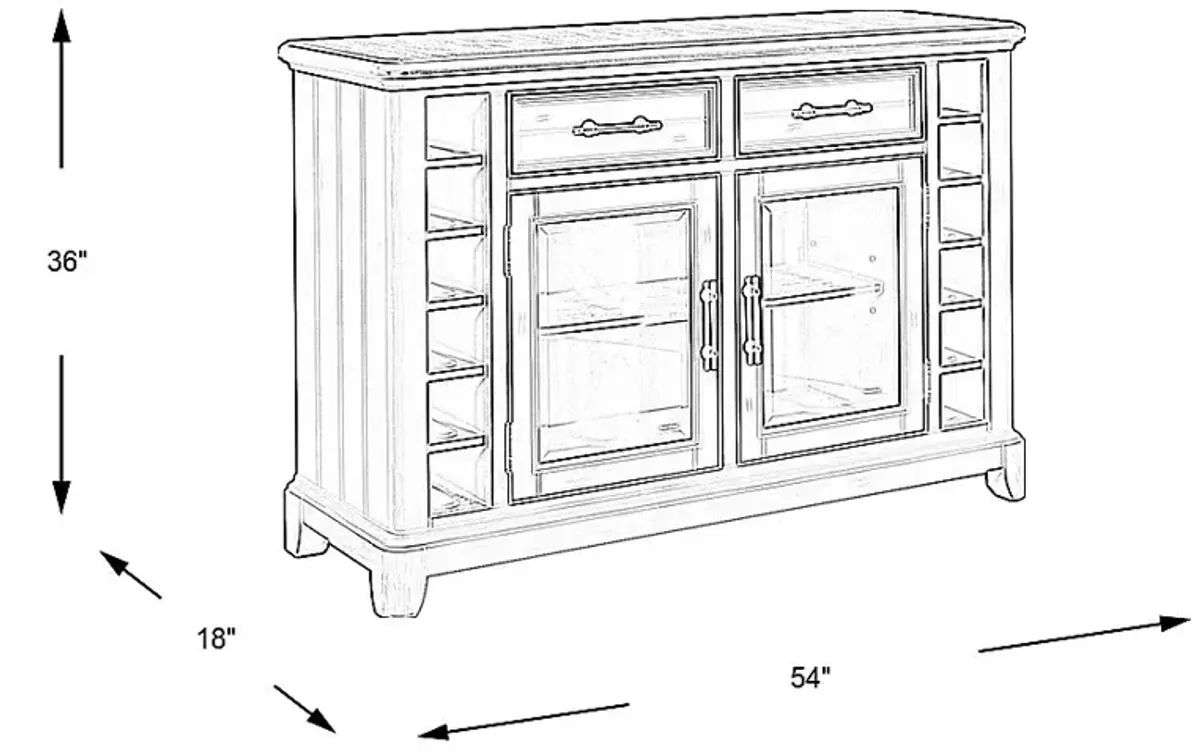 Country Lane Black Server