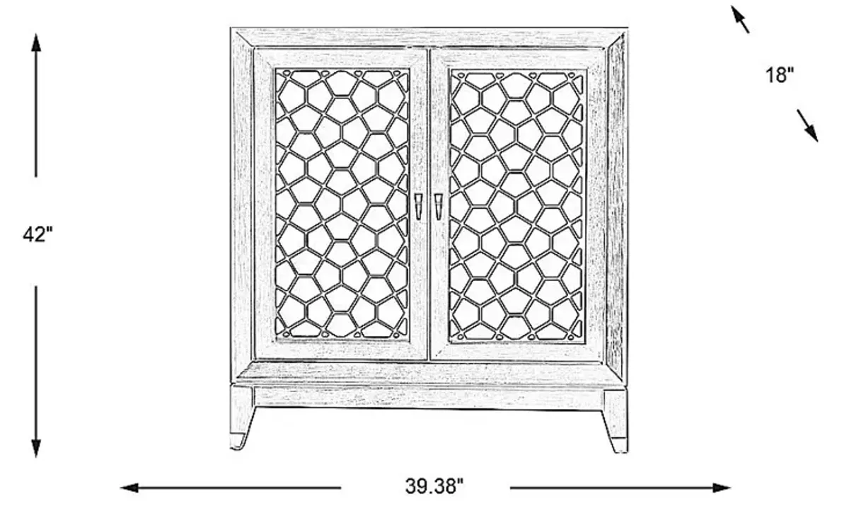 Rosalie Espresso Bar Cabinet