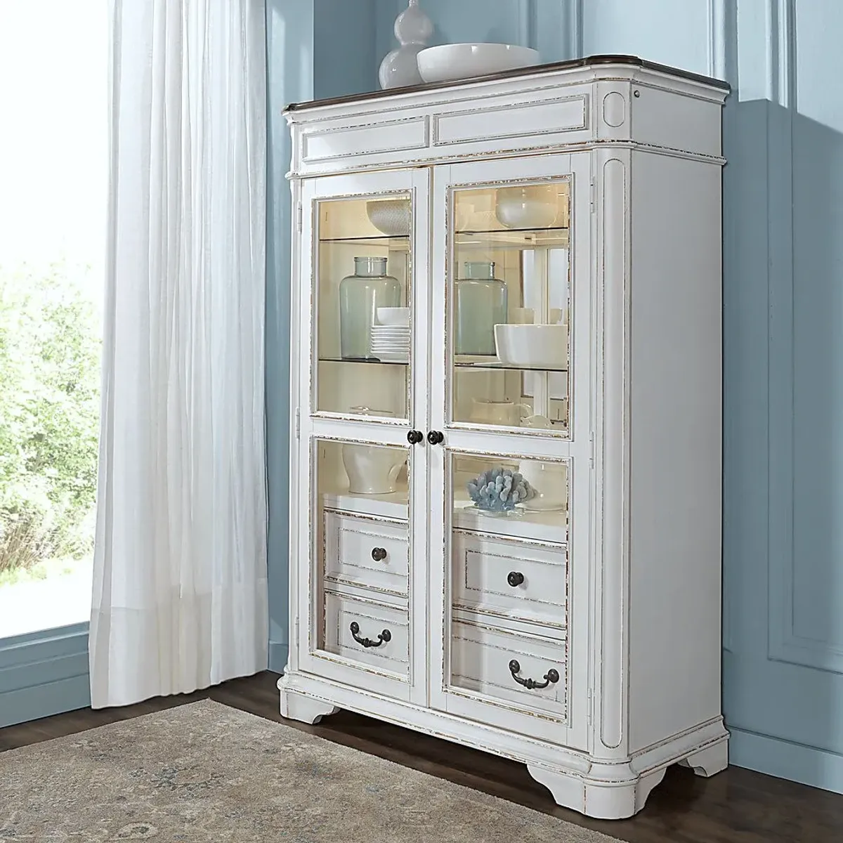 French Market White Cabinet