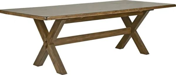 Twin Lakes Brown 96 in. Rectangle Table