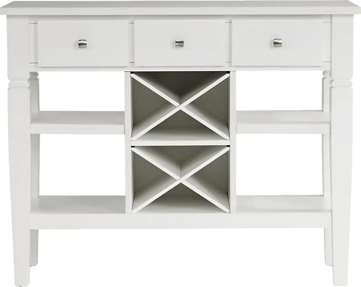 Riverdale White Sideboard