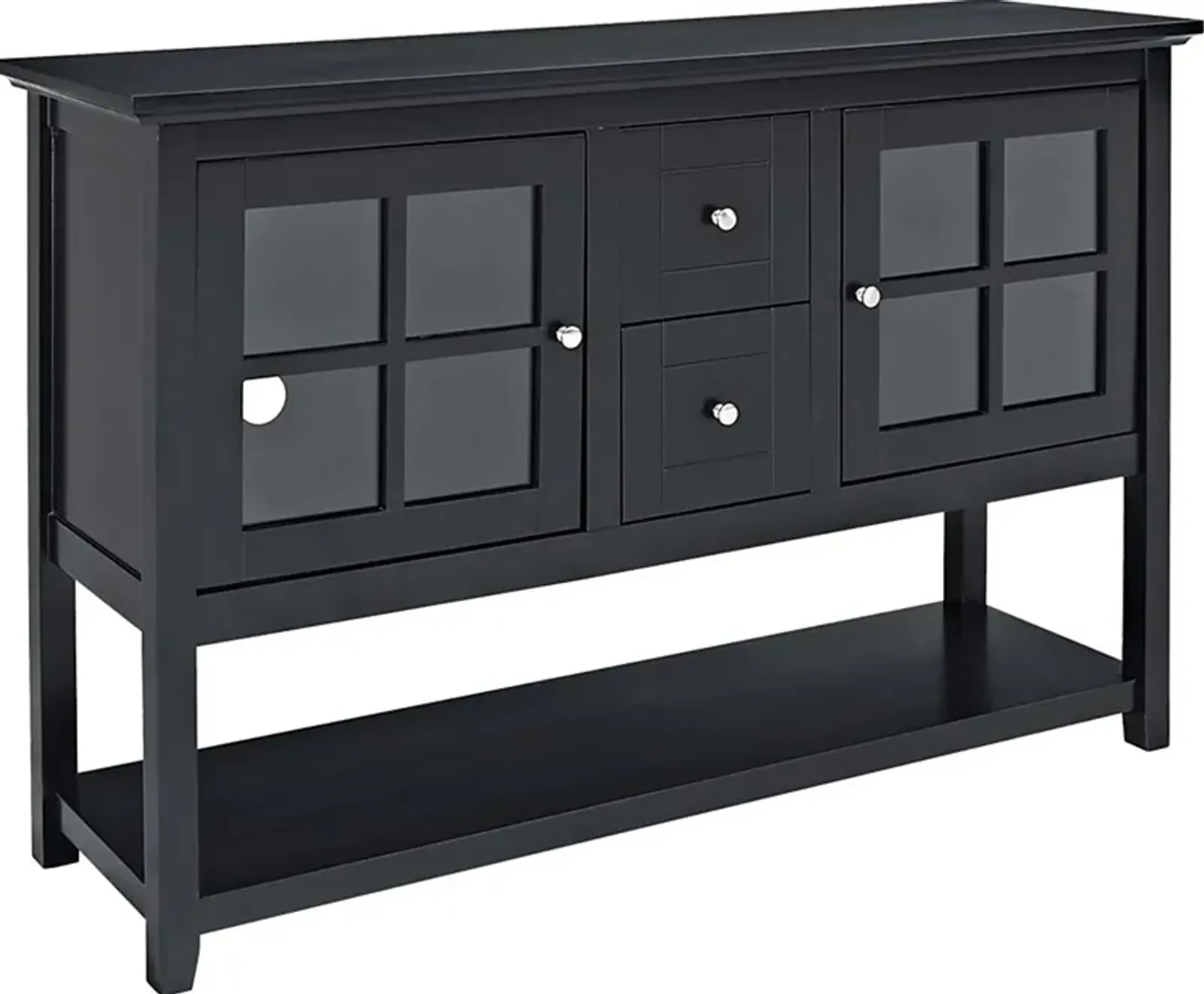 Columby Black Buffet 52 in. Console Table