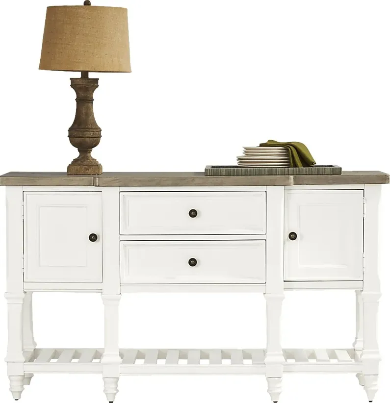 Shorewood White Credenza