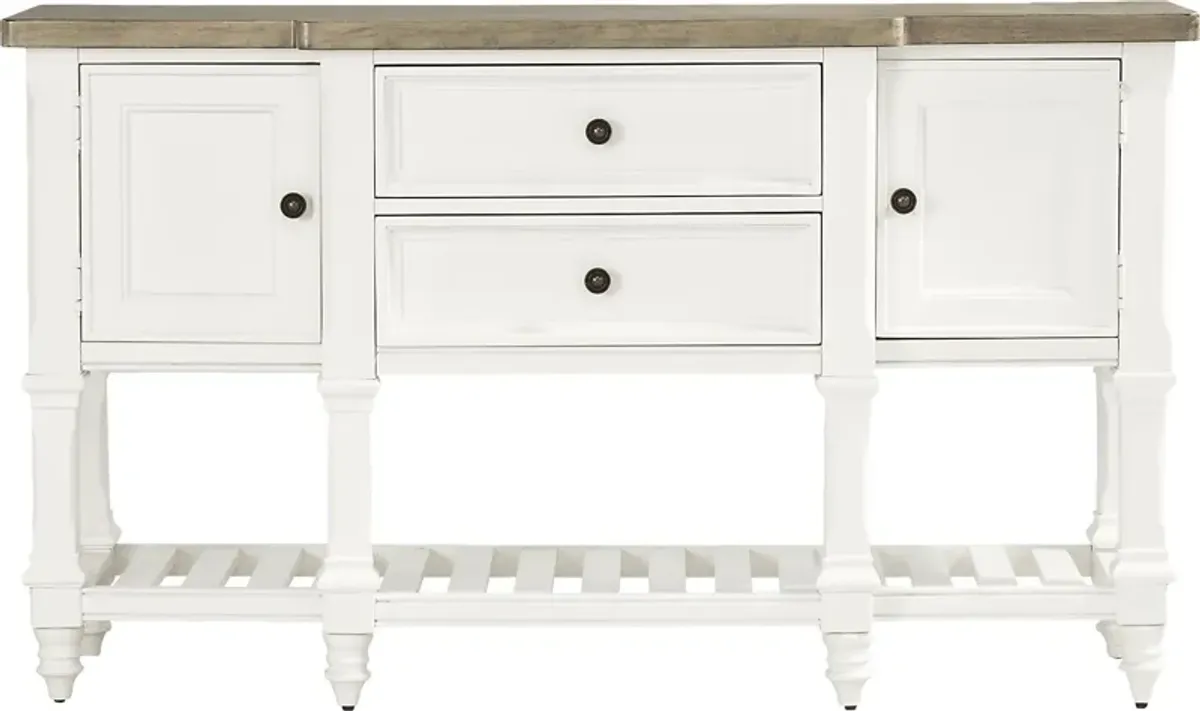 Shorewood White Credenza