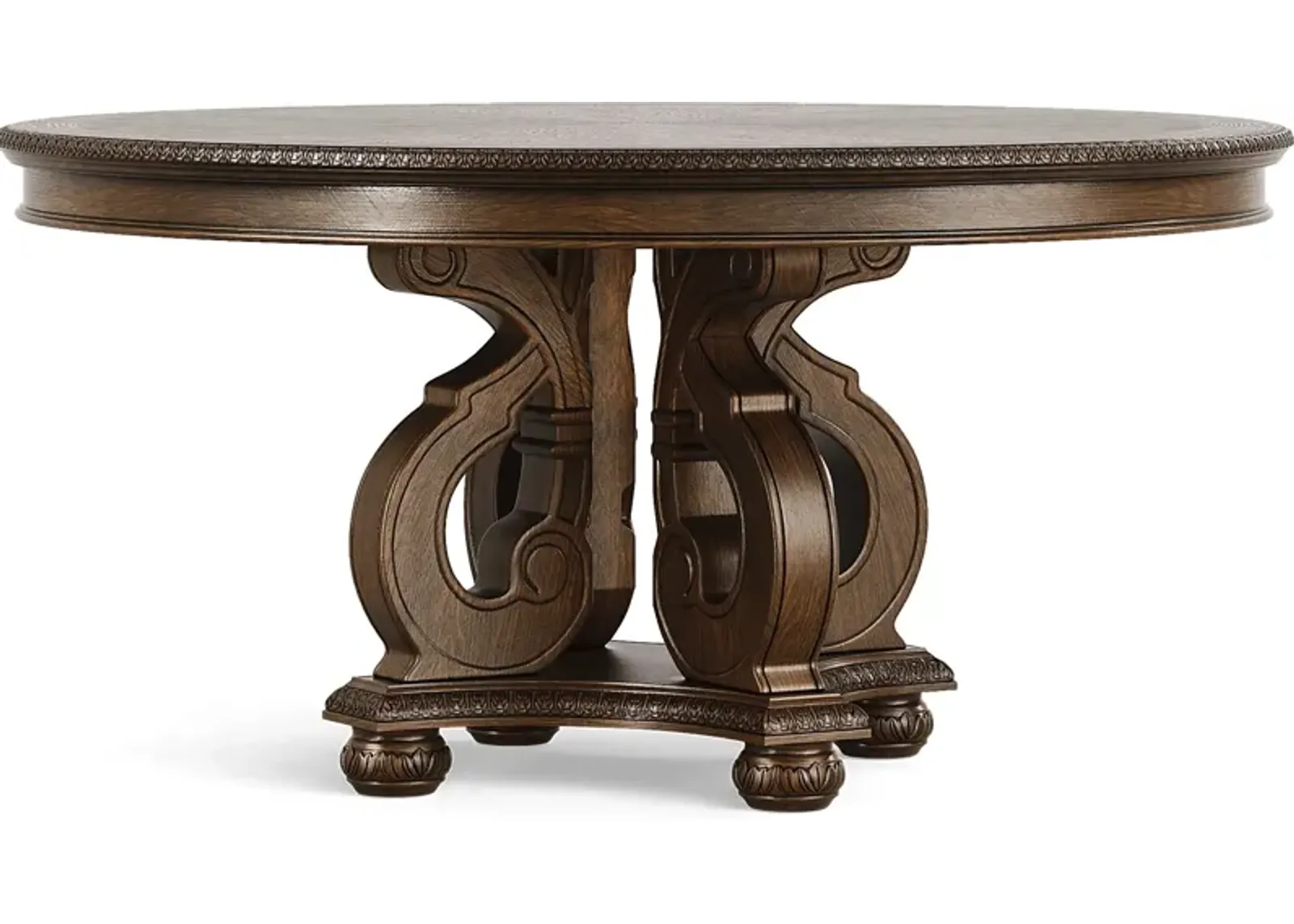 Stalton Estate Brown Round Dining Table