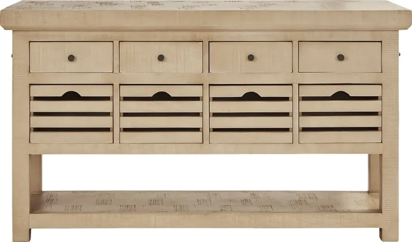 Cannon Beach Natural Kitchen Island