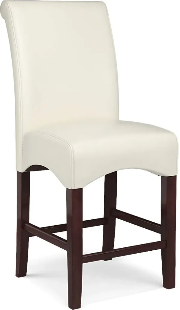 Watercolor Ivory Counter Height Stool