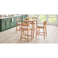 Watertown Natural 5 Pc Round Counter Height Dining Room