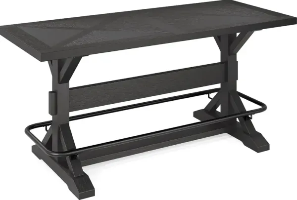 Creston Point Black 2 Pc Counter Height Dining Table