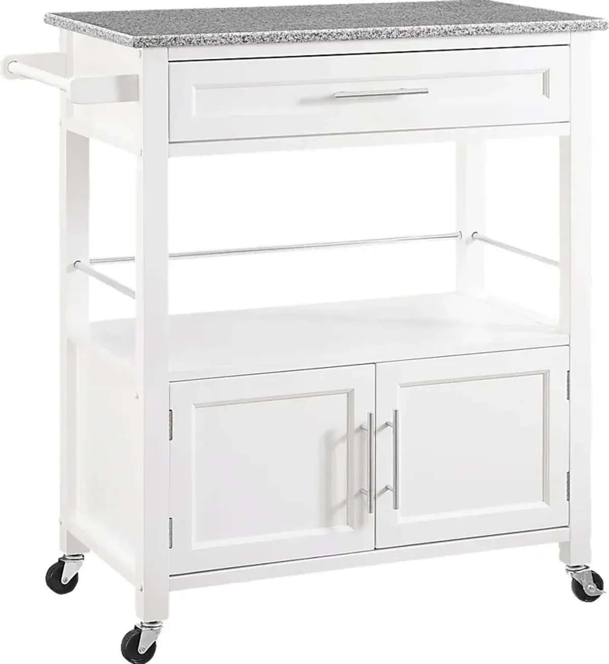 Tomafield White Bar Cart